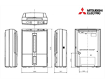 Осушитель воздуха Mitsubishi Electric mj-e16vx-s1 размеры